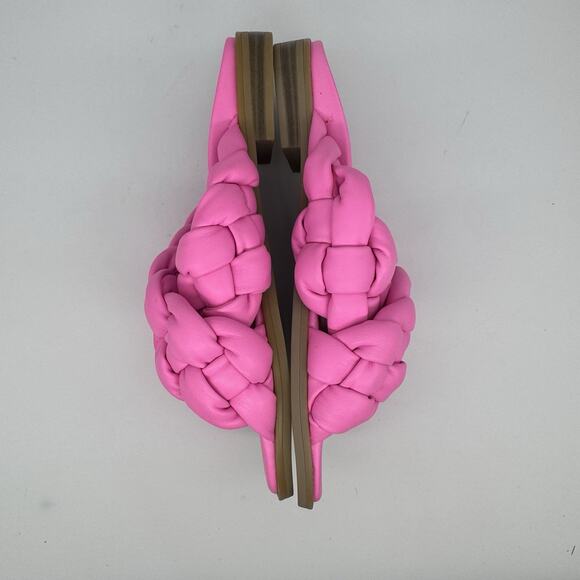 Vionic Womens Kalina Braided Slide Sandal Size 5 Bubblegum Pink Preppy Support - Picture 6 of 8